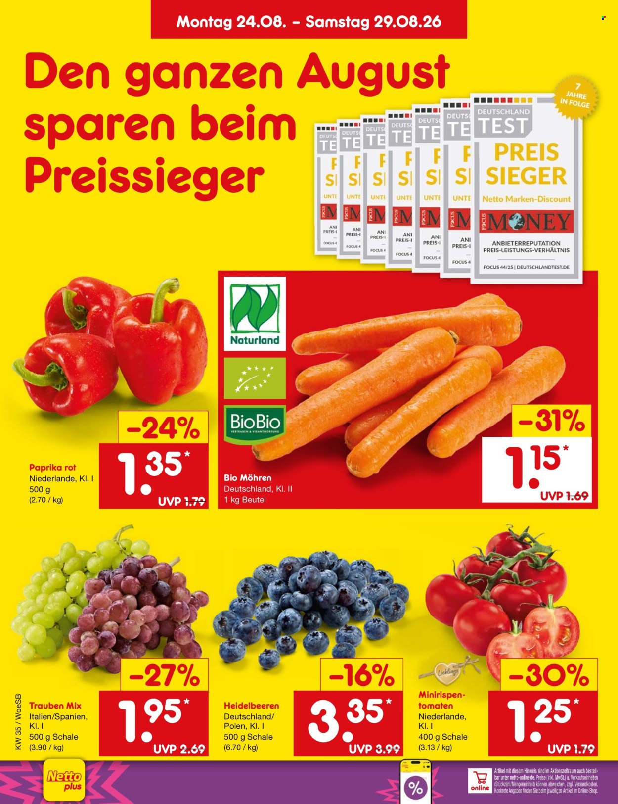 Netto Marken-Discount Prospekte  - 24.08.2026 - 29.08.2026. Seite 12