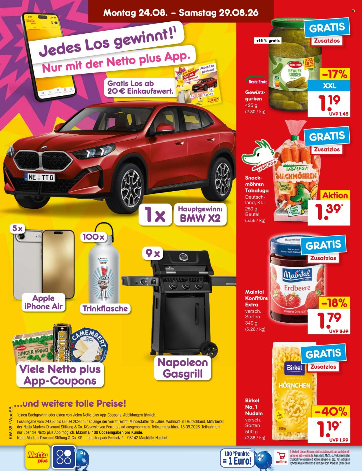 Netto Marken-Discount Prospekte  - 24.08.2026 - 29.08.2026. Seite 36