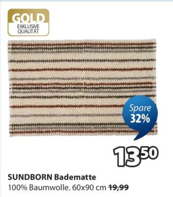 SUNDBORN Badematte
