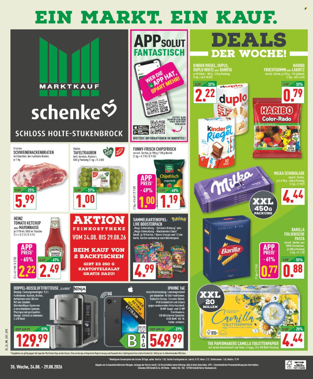 Marktkauf Prospekte  - 24.08.2026 - 29.08.2026. Seite 1