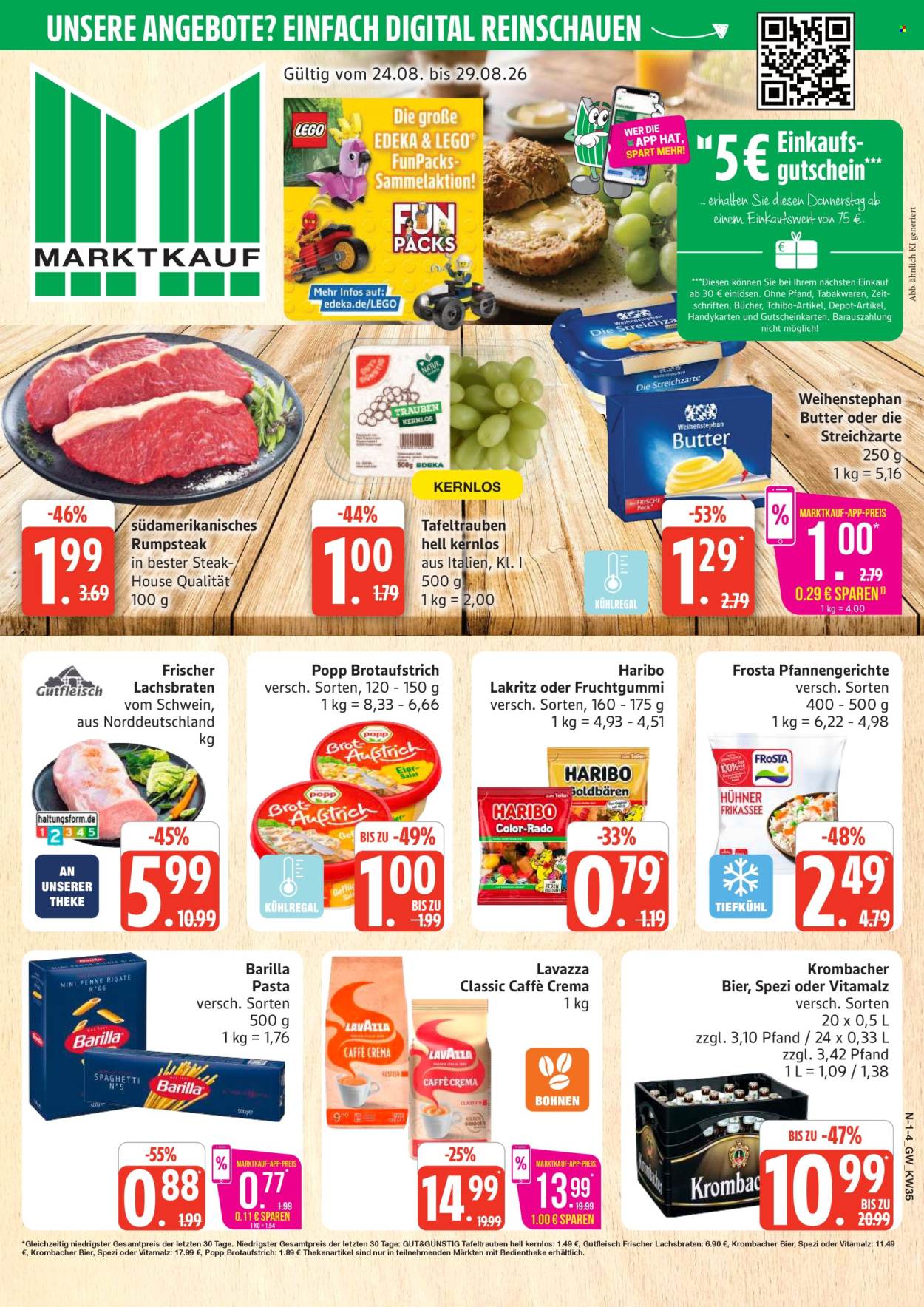 Marktkauf Prospekte  - 24.08.2026 - 29.08.2026. Seite 1