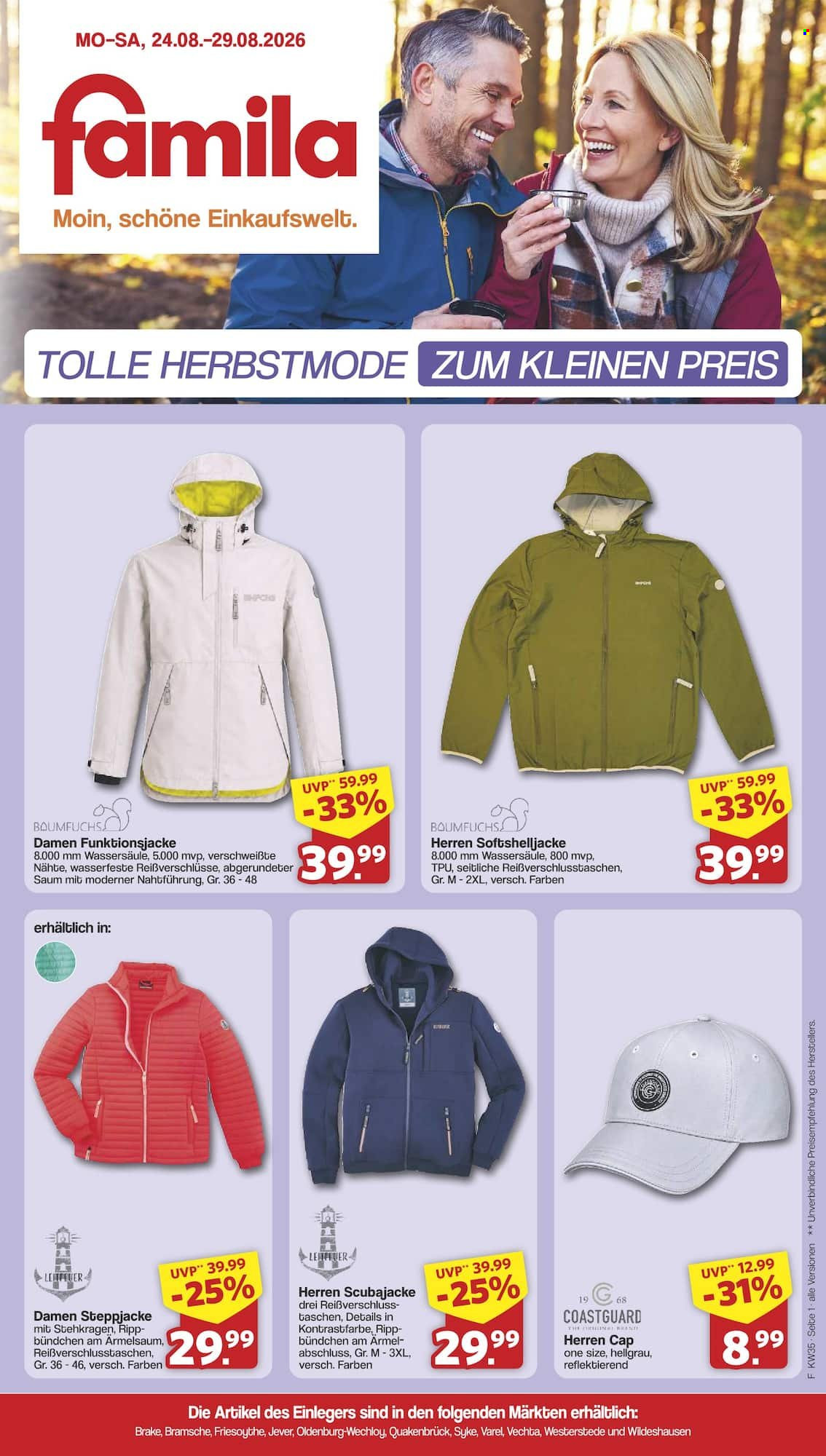 famila Prospekte  - 24.08.2026 - 29.08.2026. Seite 1
