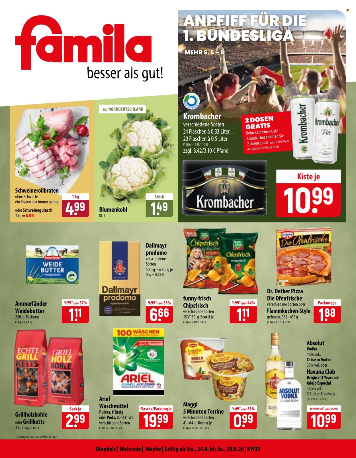 famila Prospekte  - 24.08.2026 - 29.08.2026. Seite 1