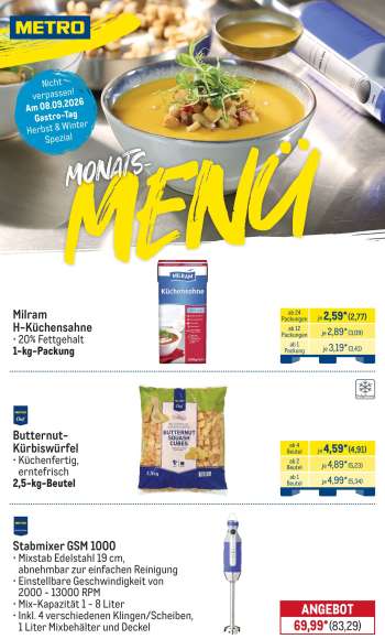 Prospekte Metro - 1.09.2026 - 30.09.2026.