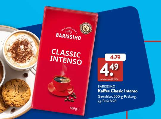 BARISSIMO Kaffee Classic Intenso