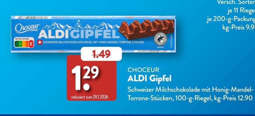CHOCEUR ALDI Gipfel
