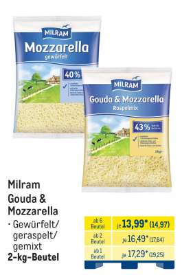 Milram Gouda & Mozzarella