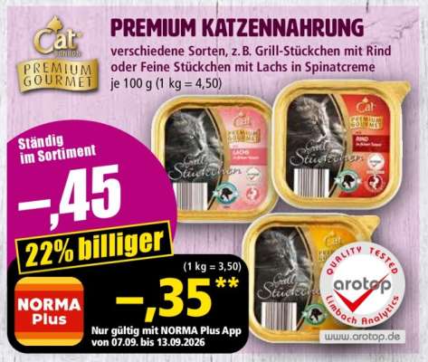Premium Katzennahrung
