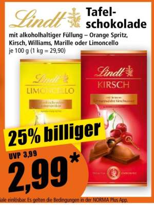 Lindt Tafelschokolade