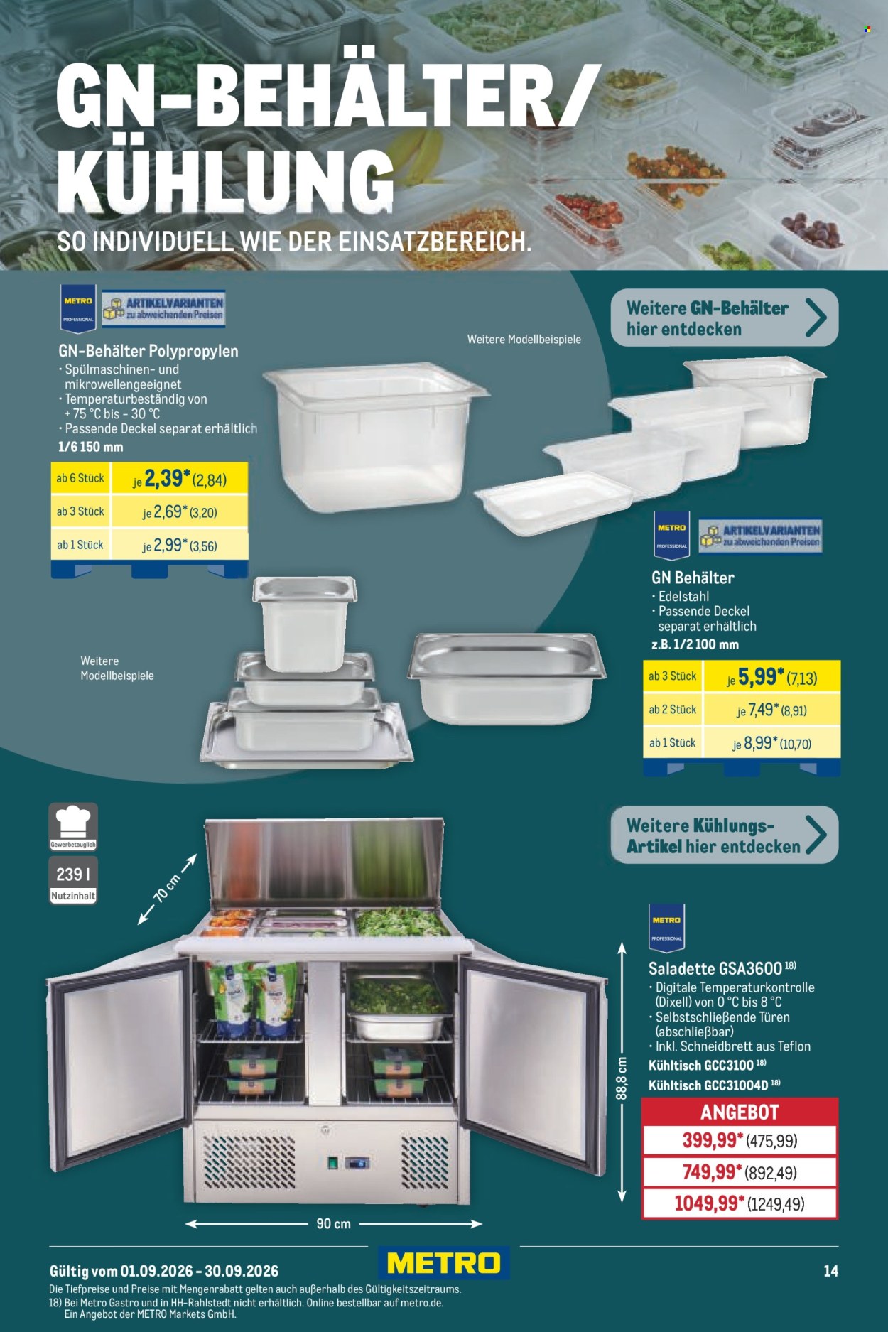 Metro Prospekte  - 1.09.2026 - 30.09.2026. Seite 14