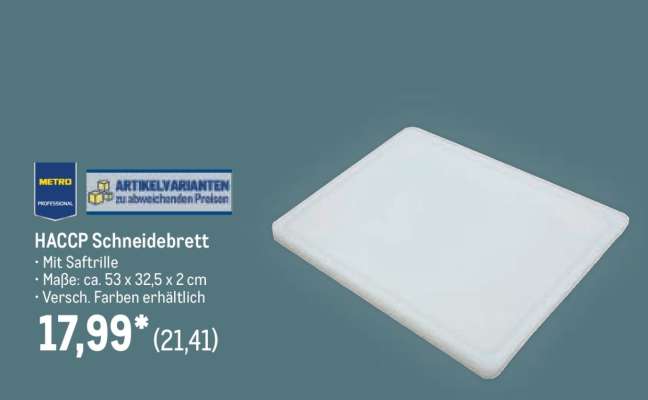 HACCP Schneidebrett