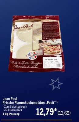 Jean Paul Frische Flammkuchenböden „Petit“