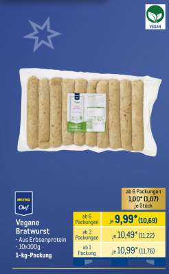 Vegane Bratwurst