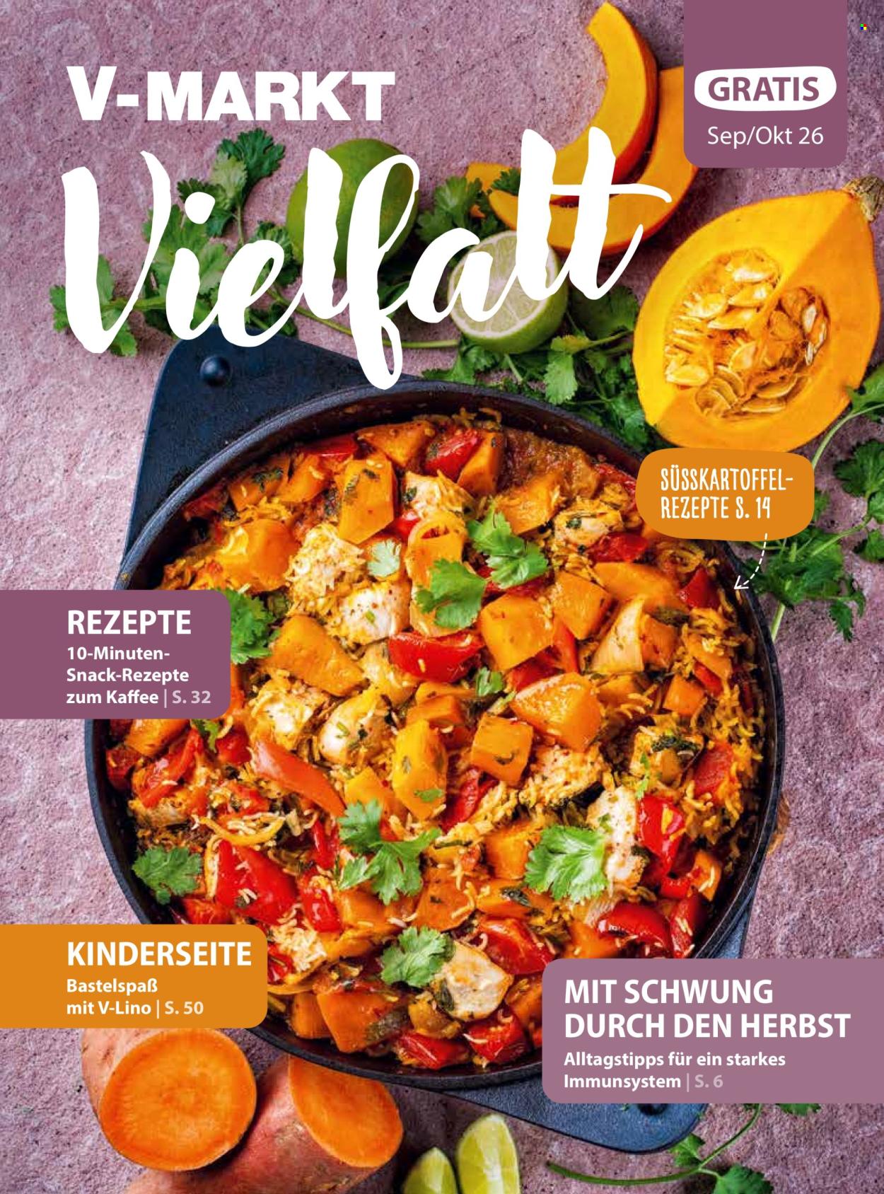 V-Markt Prospekte  - 1.09.2026 - 31.10.2026. Seite 1