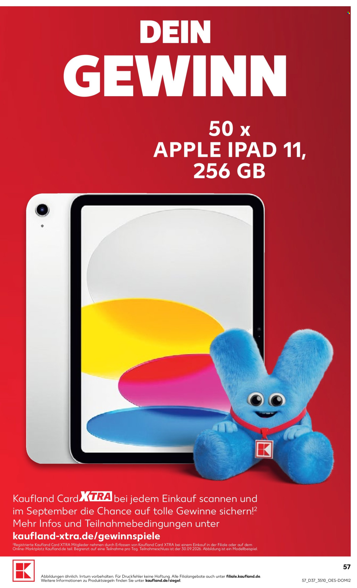Kaufland Prospekte  - 10.09.2026 - 16.09.2026. Seite 57