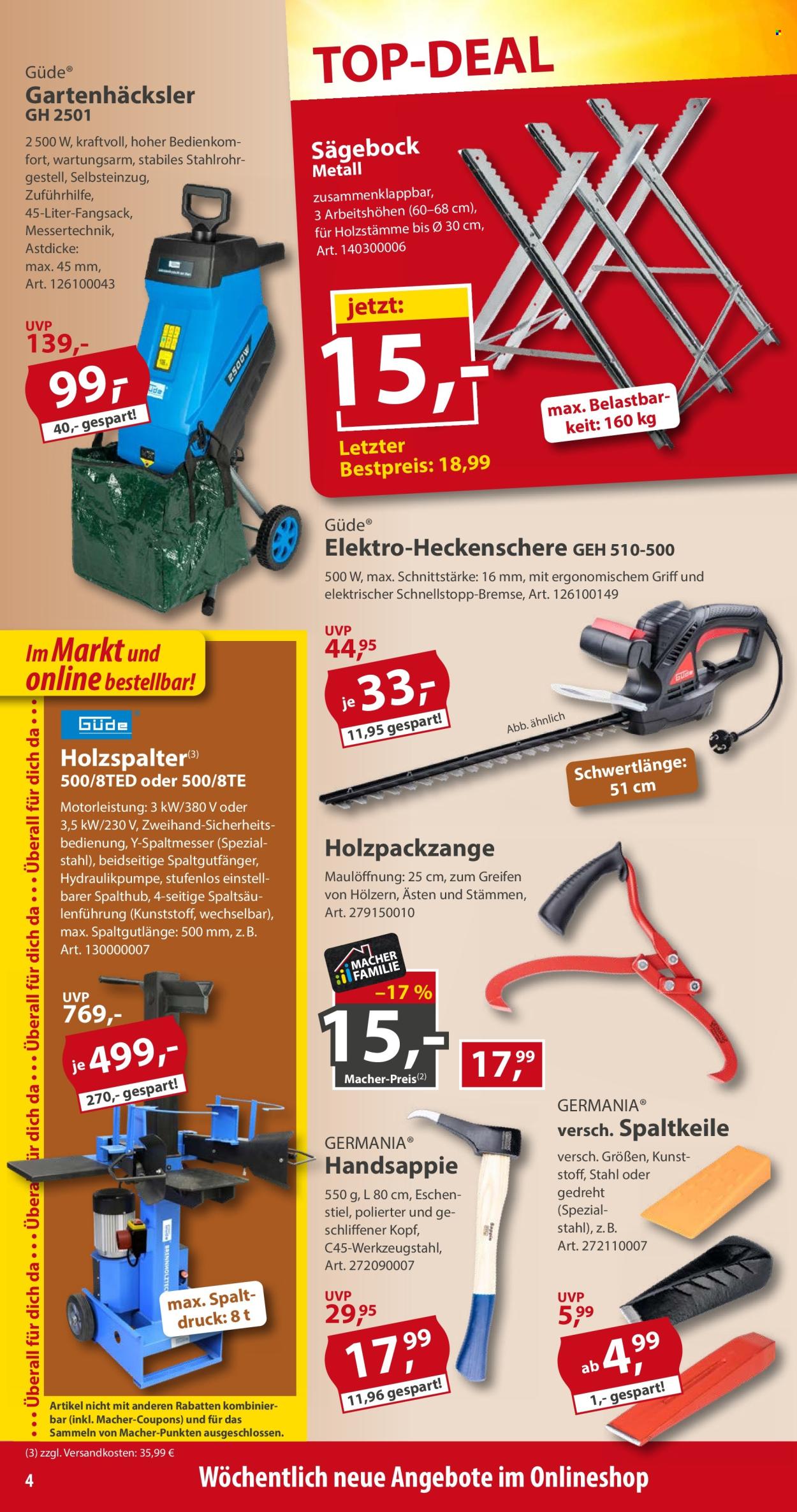Sonderpreis-Baumarkt Prospekte  - 12.09.2026 - 18.09.2026. Seite 4