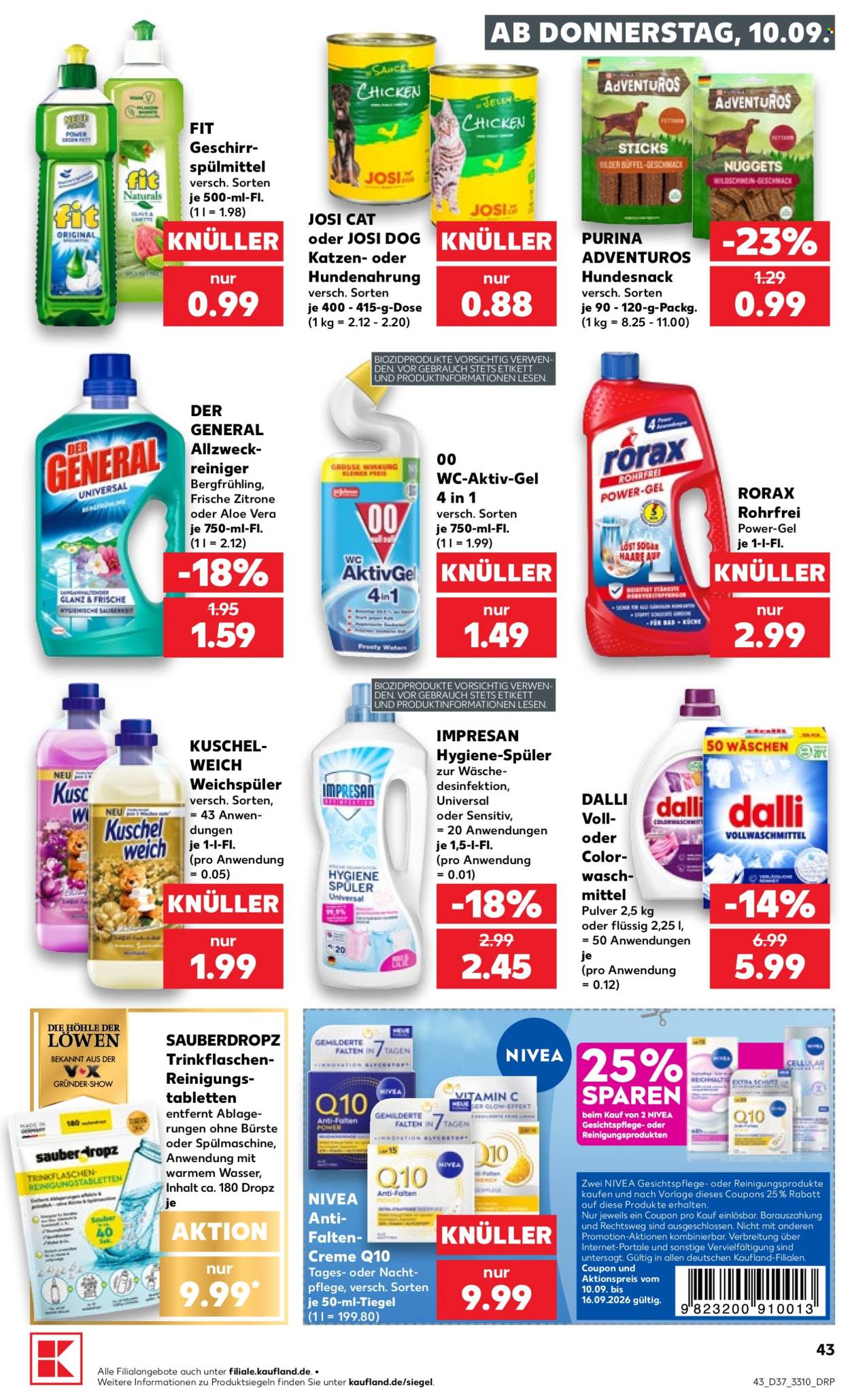 Kaufland Prospekte  - 10.09.2026 - 16.09.2026. Seite 43