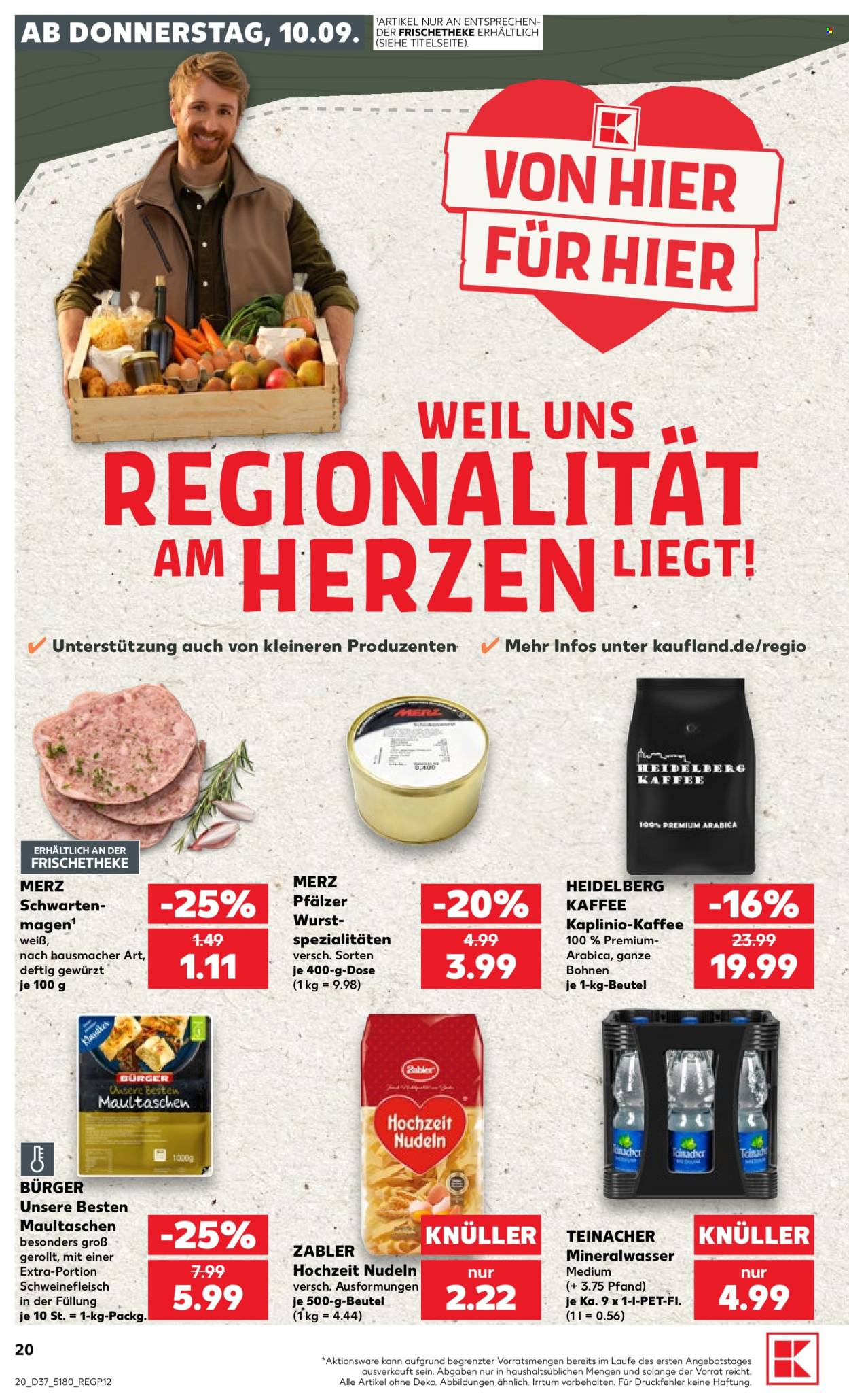 Kaufland Prospekte  - 10.09.2026 - 16.09.2026. Seite 20