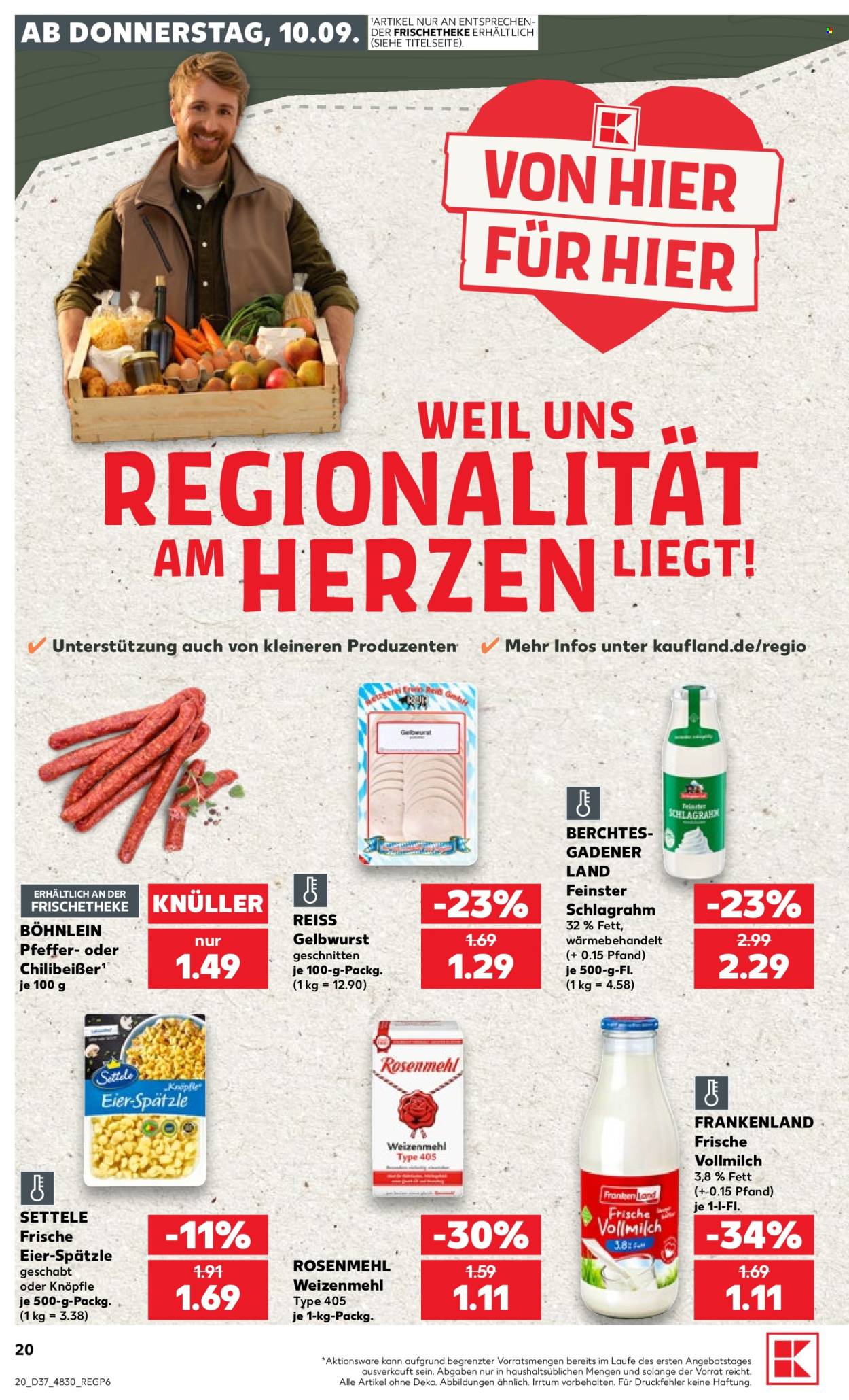 Kaufland Prospekte  - 10.09.2026 - 16.09.2026. Seite 20