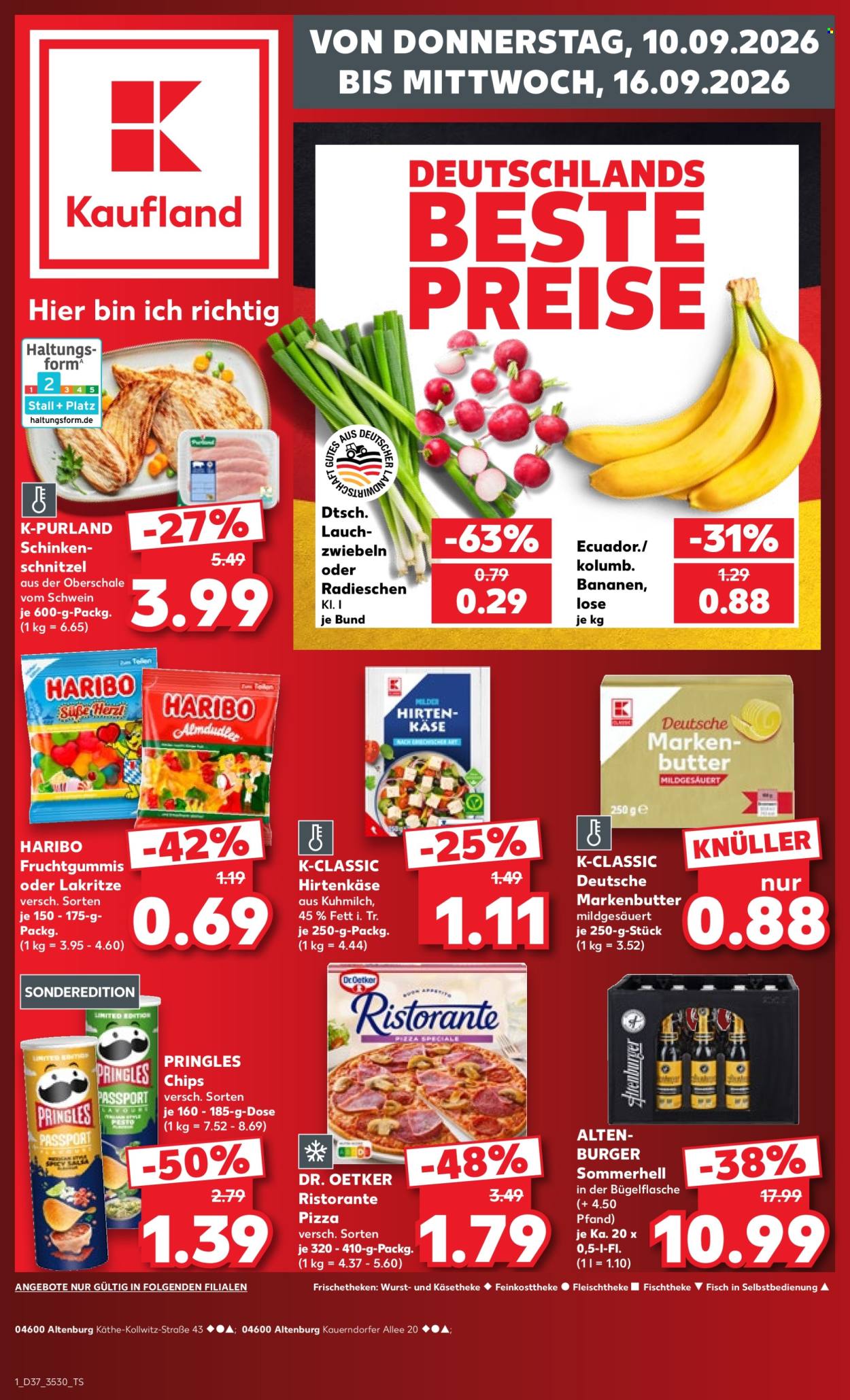 Kaufland Prospekte  - 10.09.2026 - 16.09.2026. Seite 1