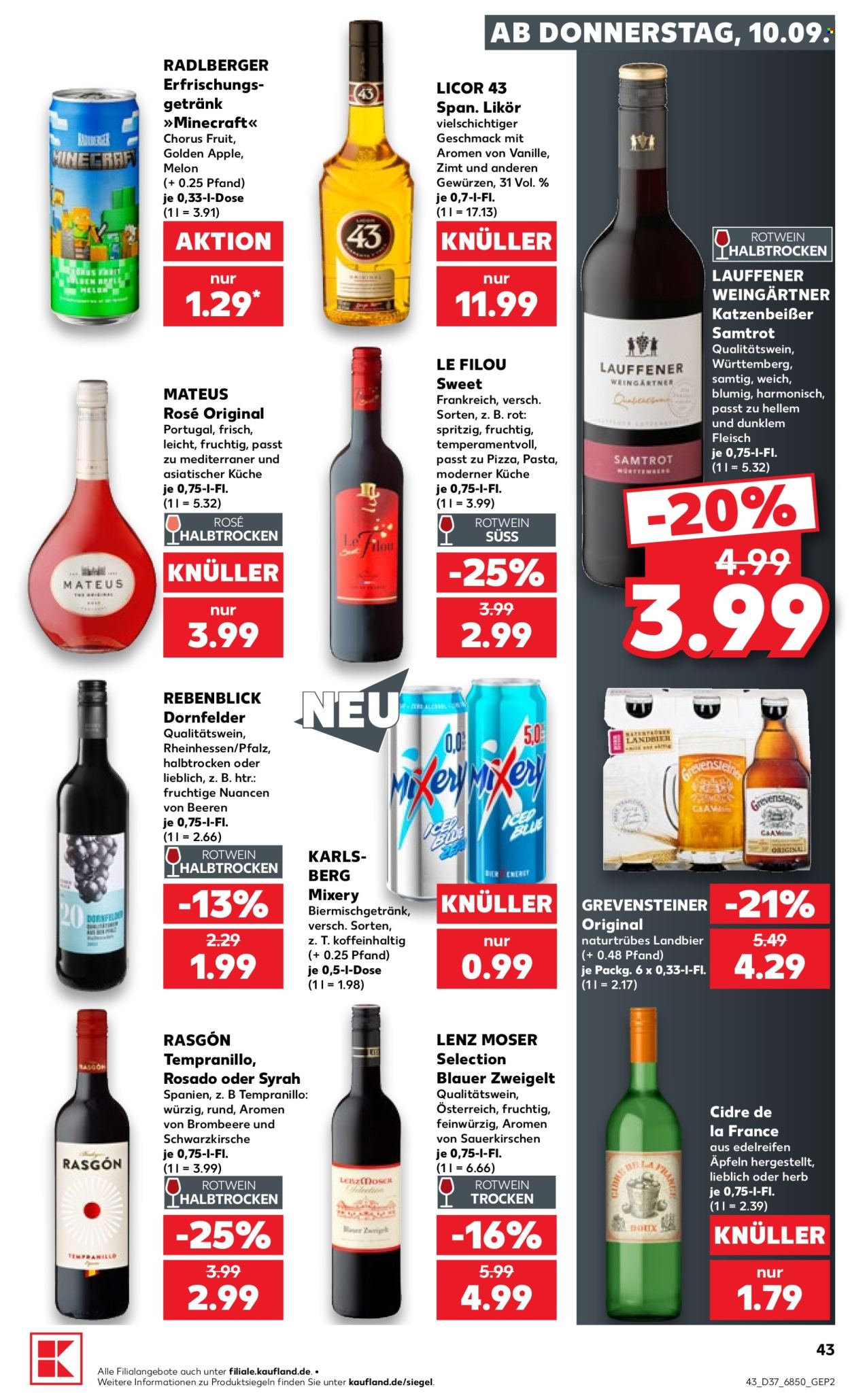 Kaufland Prospekte  - 10.09.2026 - 16.09.2026. Seite 43