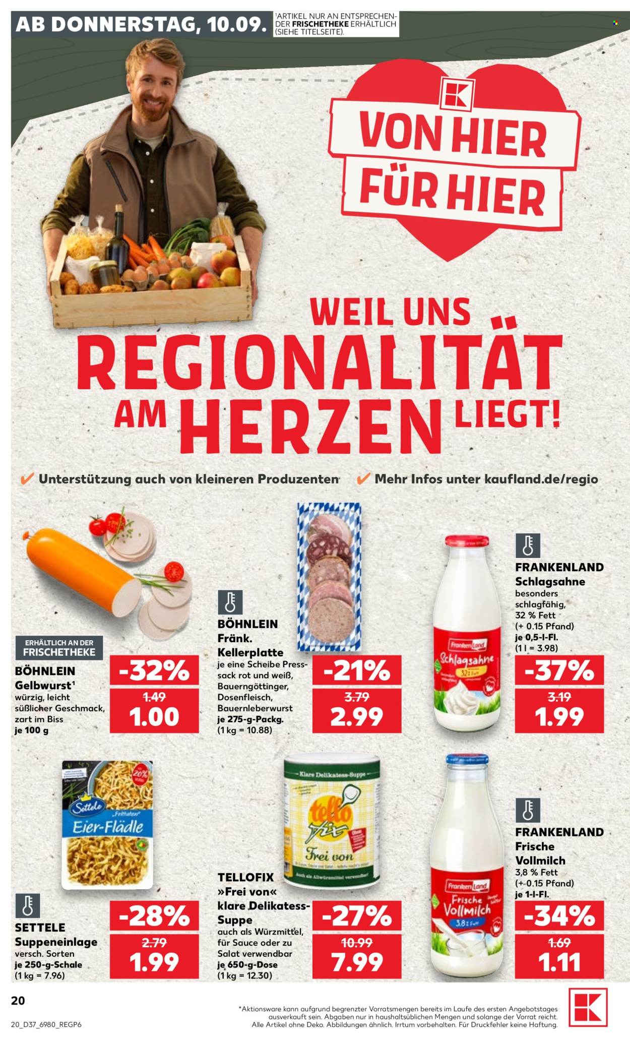 Kaufland Prospekte  - 10.09.2026 - 16.09.2026. Seite 20