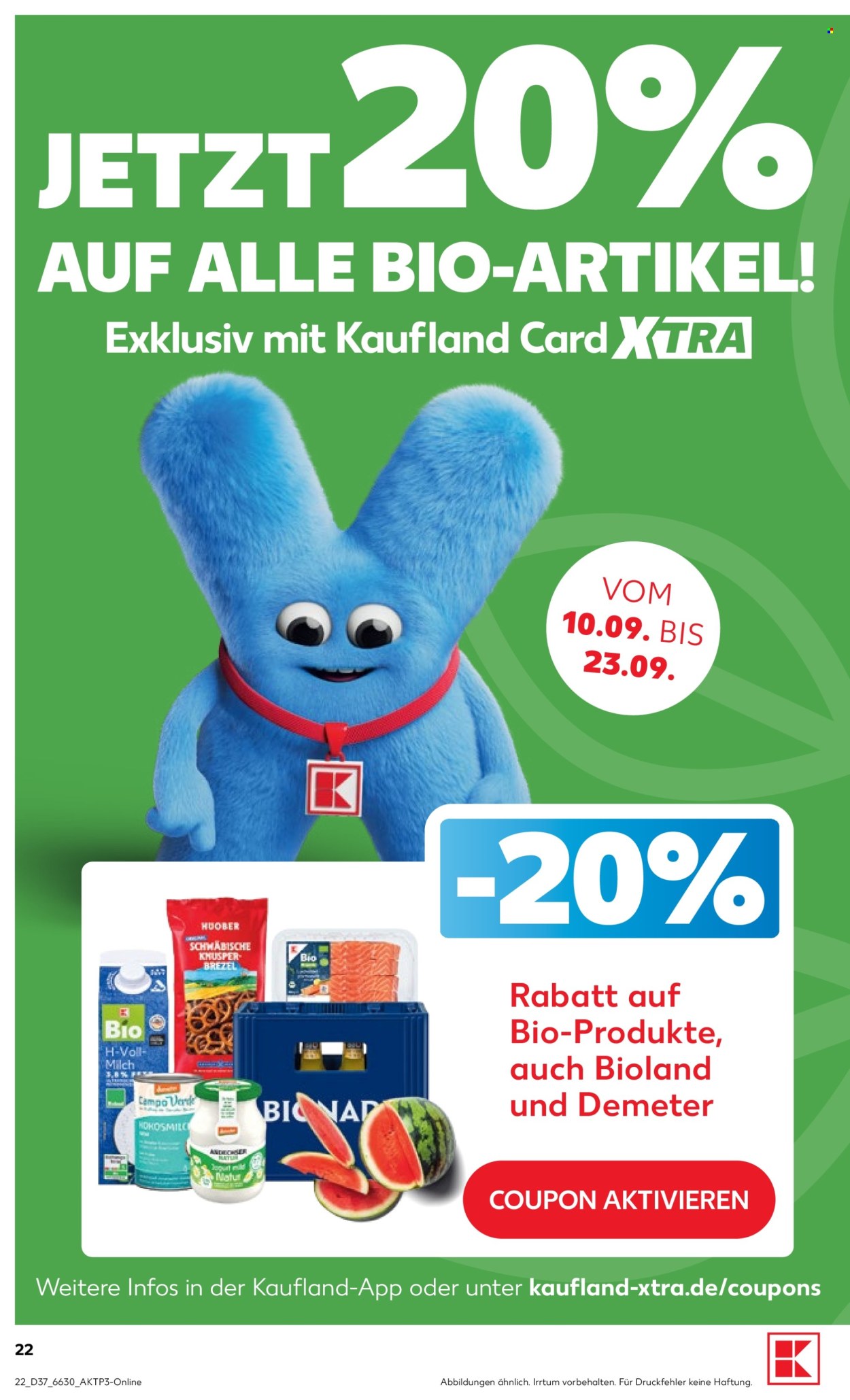 Kaufland Prospekte  - 10.09.2026 - 16.09.2026. Seite 22