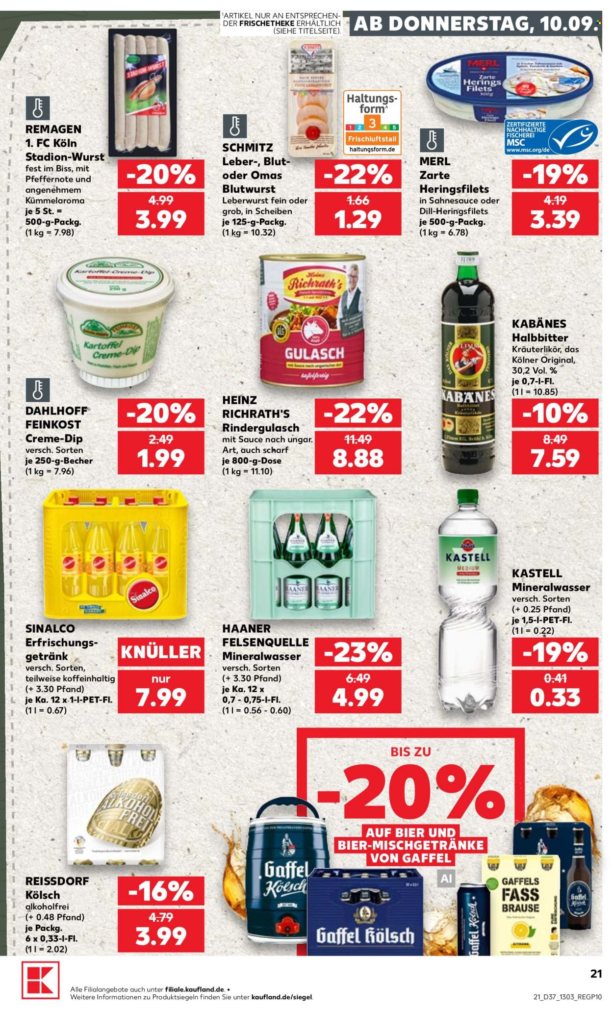 Kaufland Prospekte  - 10.09.2026 - 16.09.2026. Seite 21