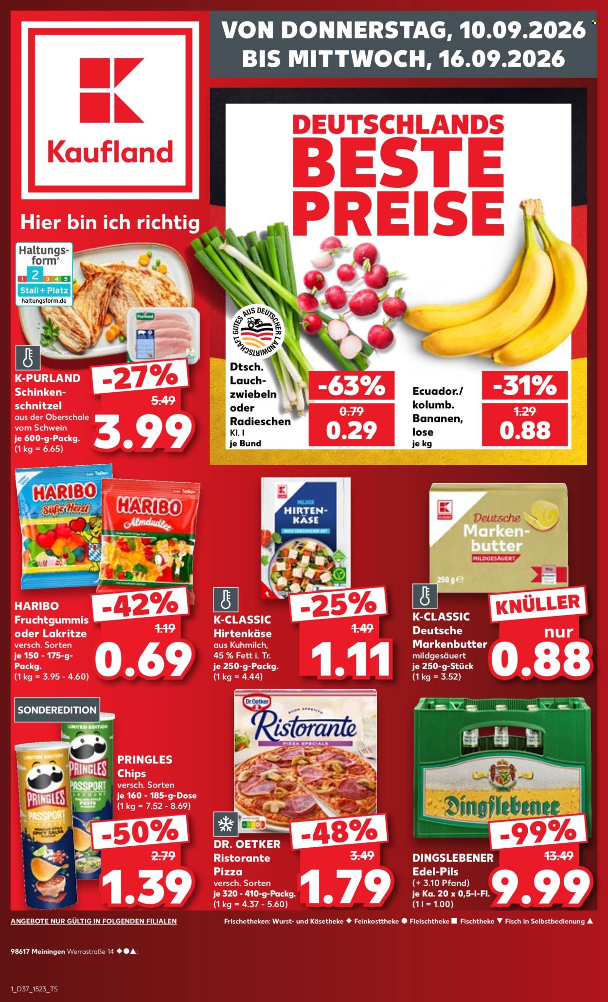 Kaufland Prospekte  - 10.09.2026 - 16.09.2026. Seite 1