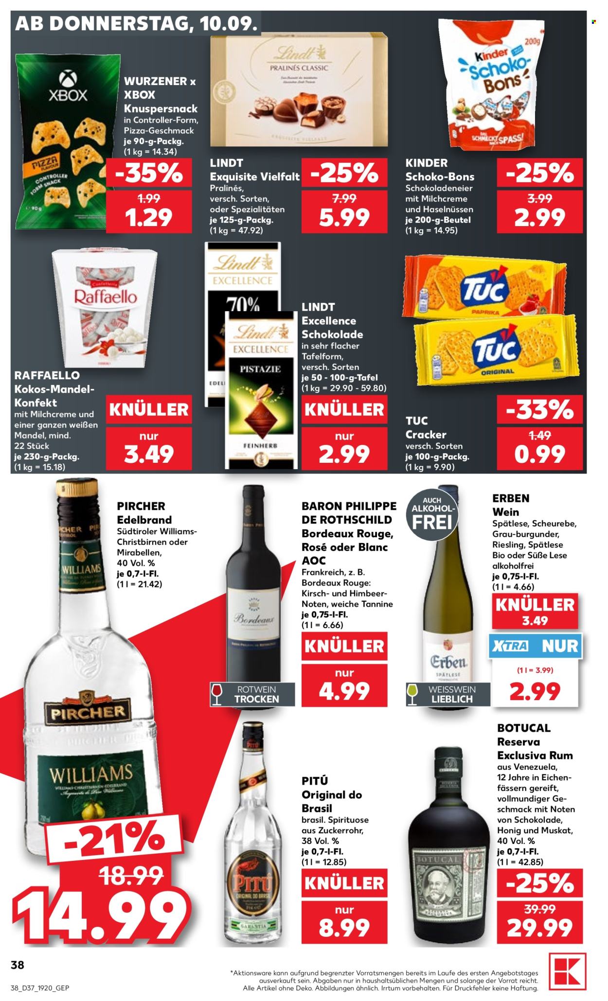 Kaufland Prospekte  - 10.09.2026 - 16.09.2026. Seite 38