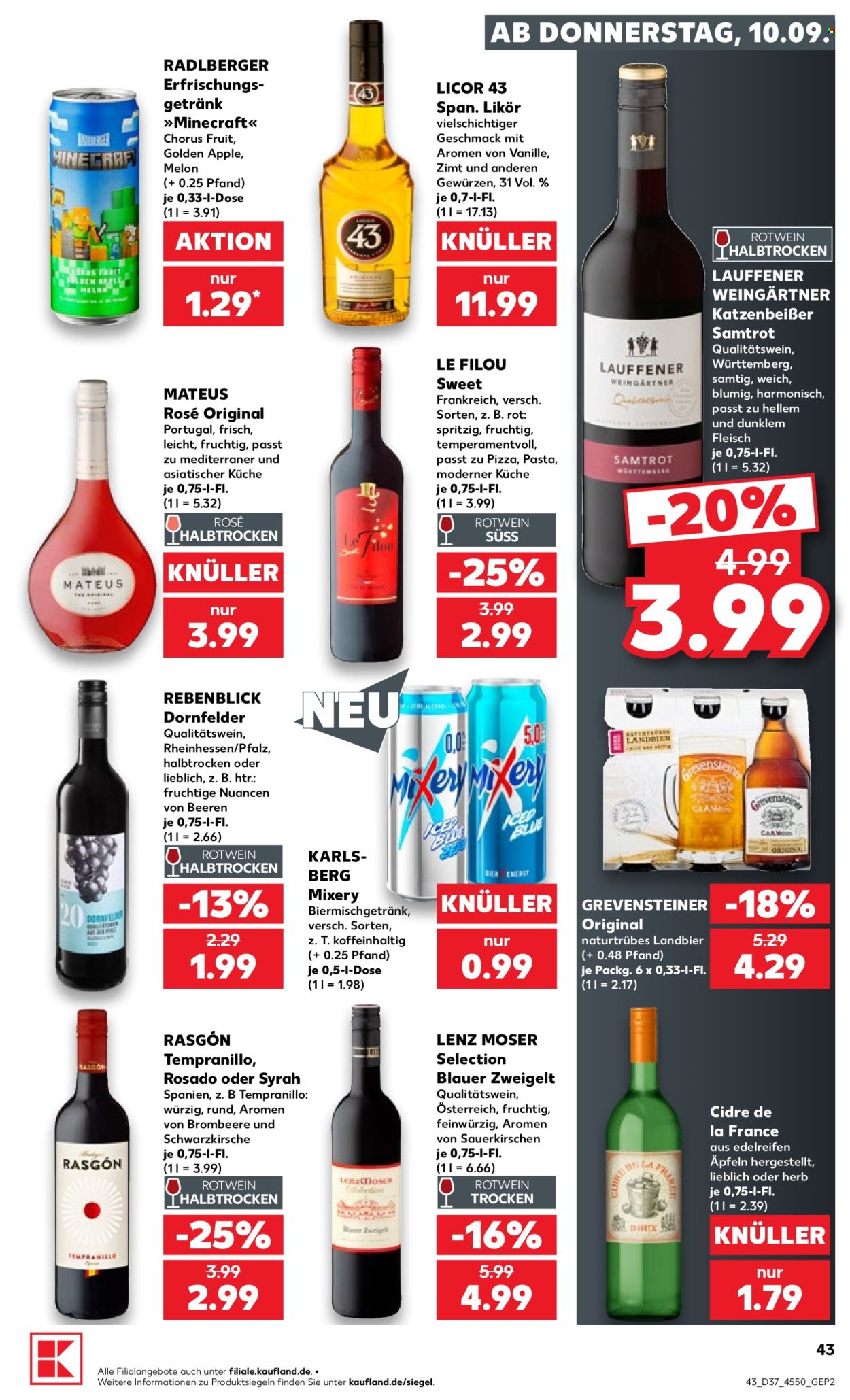 Kaufland Prospekte  - 10.09.2026 - 16.09.2026. Seite 43