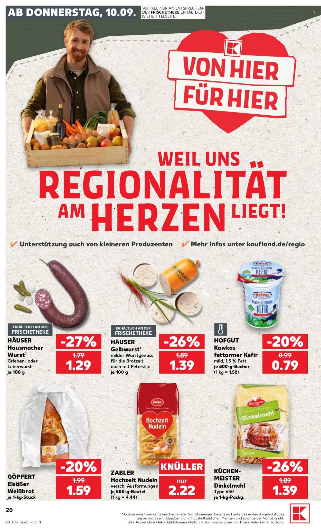 Kaufland Prospekte  - 10.09.2026 - 16.09.2026. Seite 20