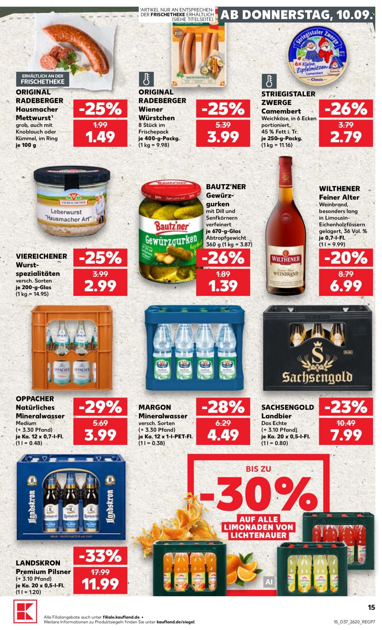Kaufland Prospekte  - 10.09.2026 - 16.09.2026. Seite 15