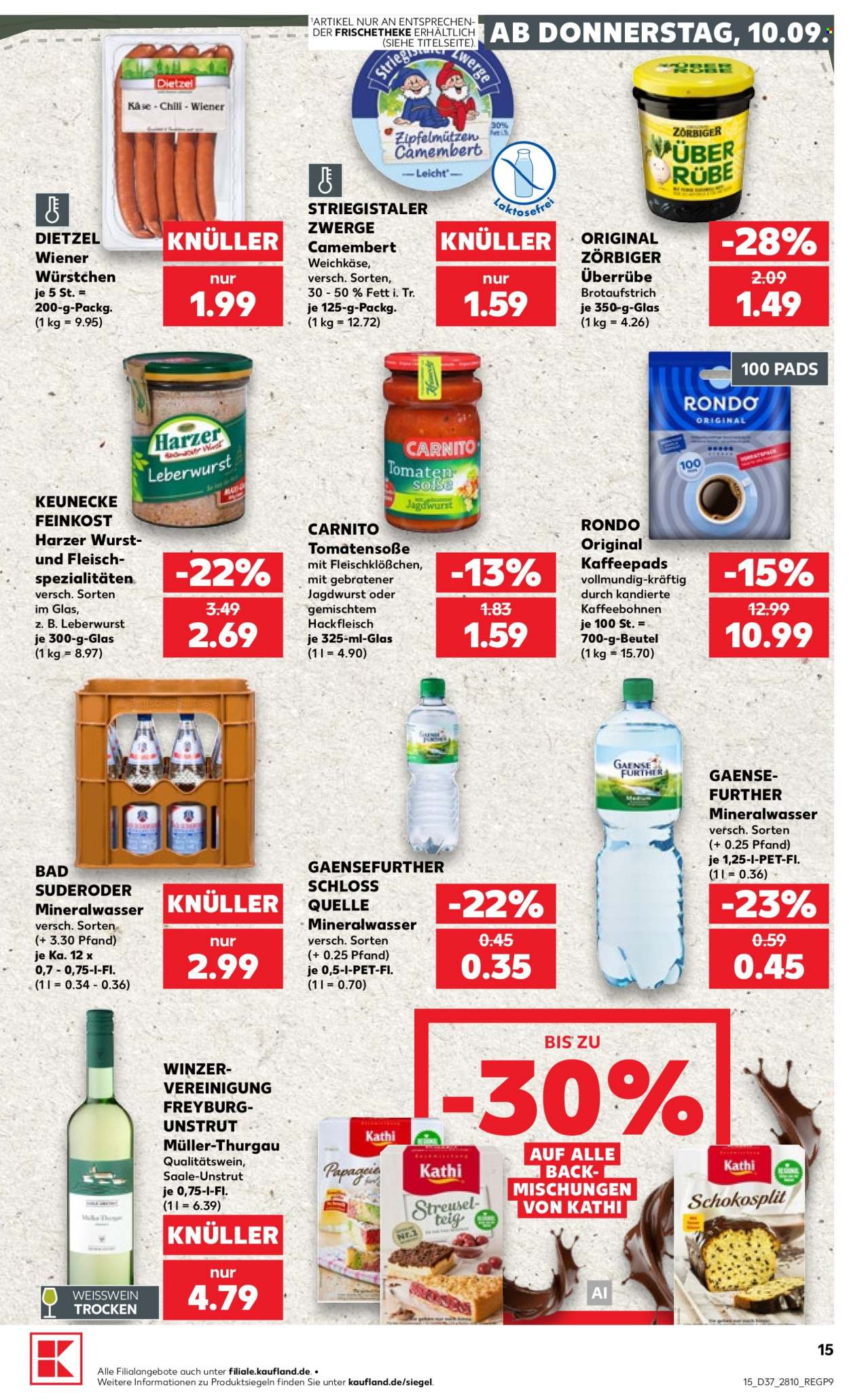 Kaufland Prospekte  - 10.09.2026 - 16.09.2026. Seite 15