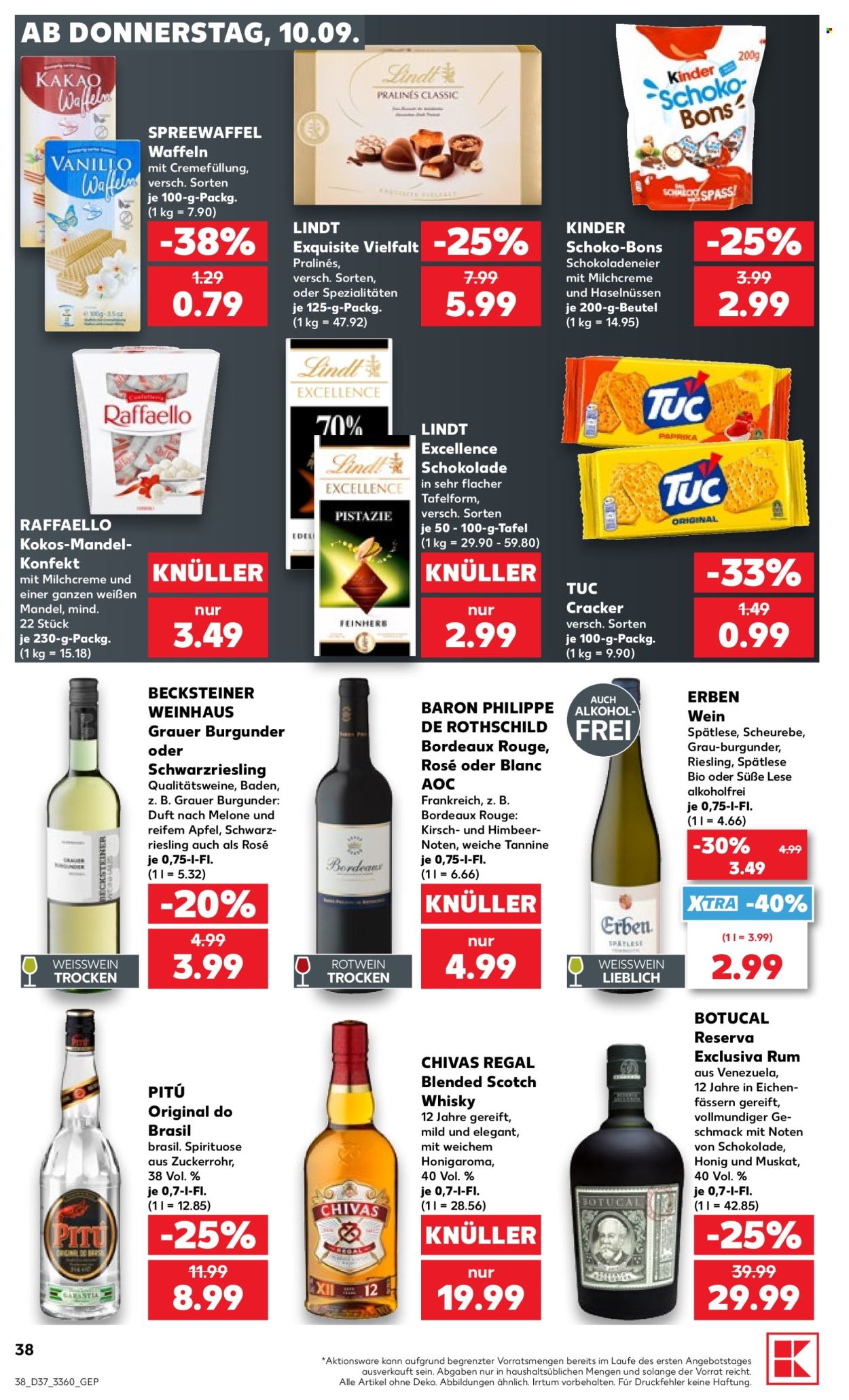 Kaufland Prospekte  - 10.09.2026 - 16.09.2026. Seite 38