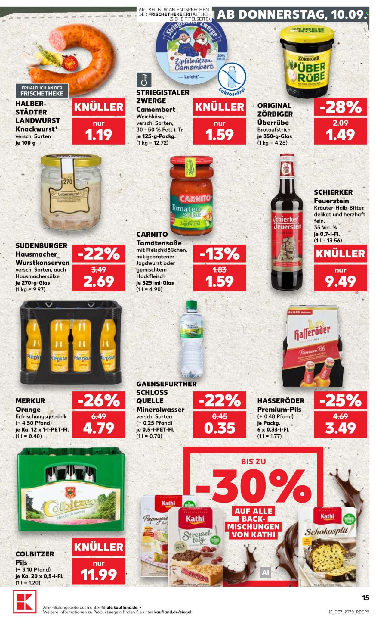 Kaufland Prospekte  - 10.09.2026 - 16.09.2026. Seite 15