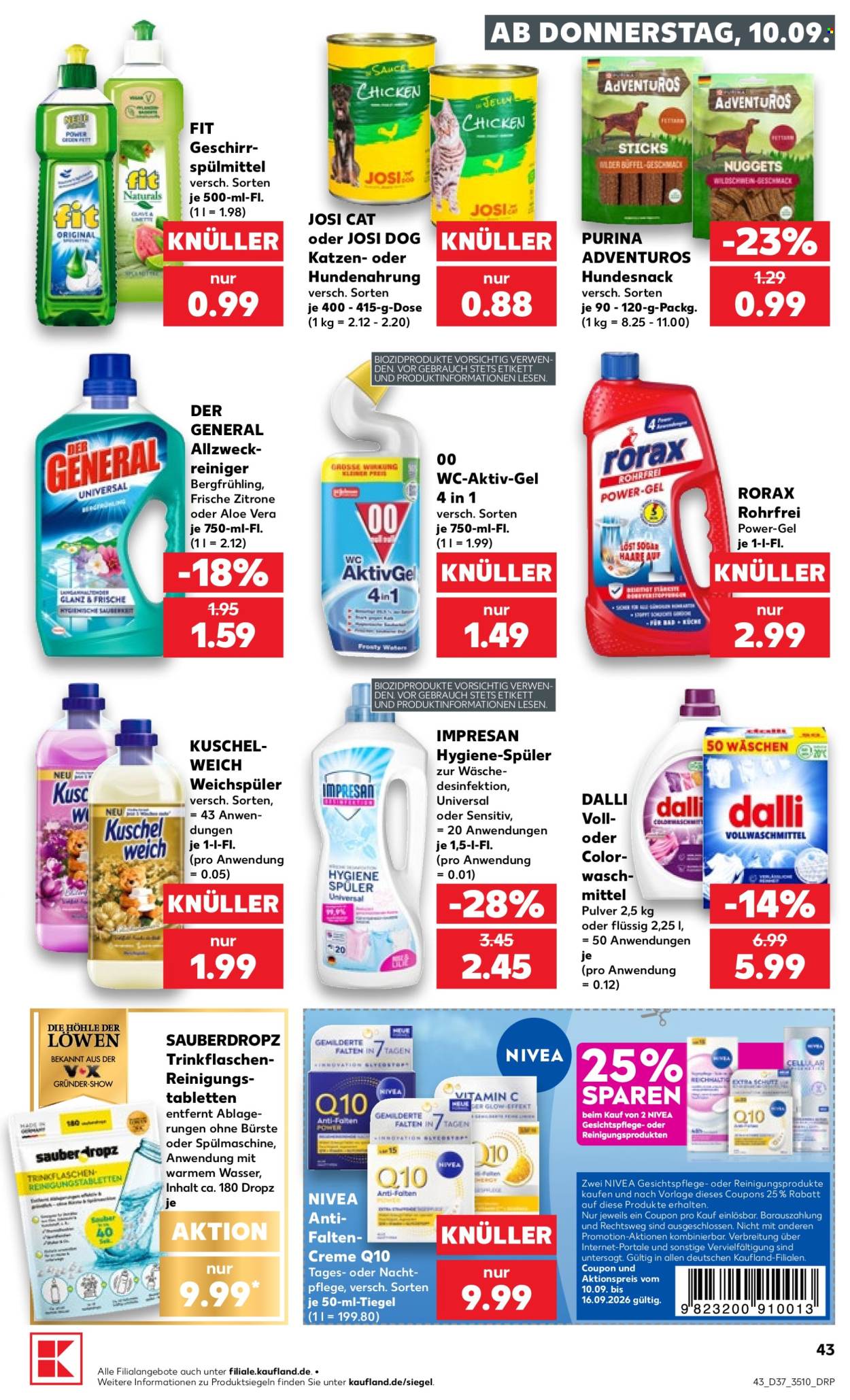 Kaufland Prospekte  - 10.09.2026 - 16.09.2026. Seite 43