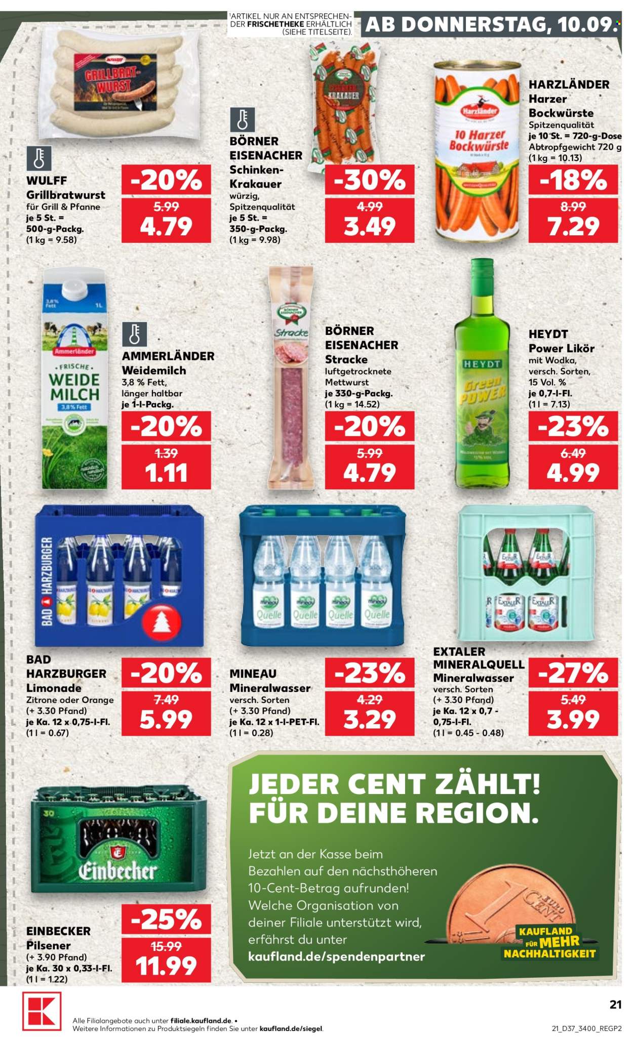 Kaufland Prospekte  - 10.09.2026 - 16.09.2026. Seite 21
