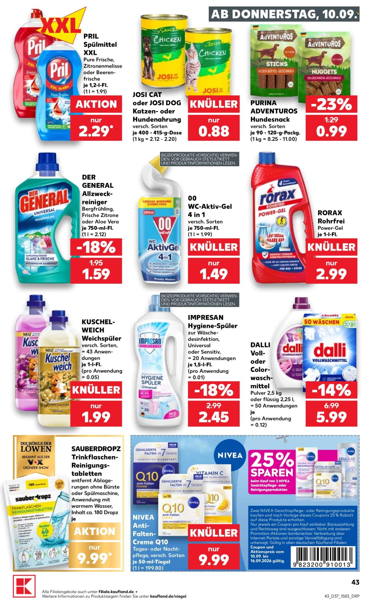 Kaufland Prospekte  - 10.09.2026 - 16.09.2026. Seite 43