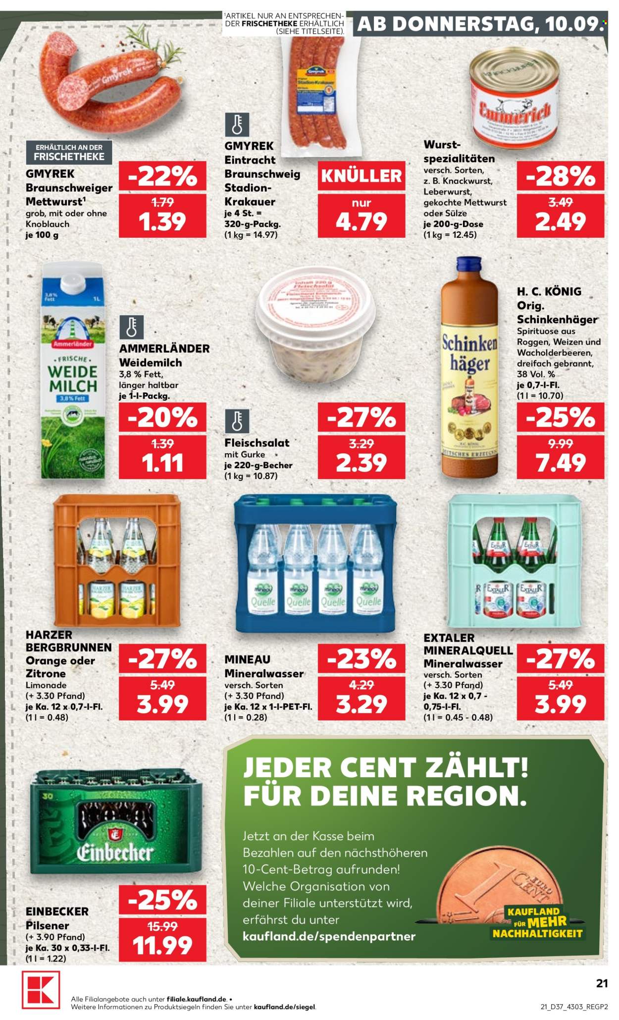 Kaufland Prospekte  - 10.09.2026 - 16.09.2026. Seite 21