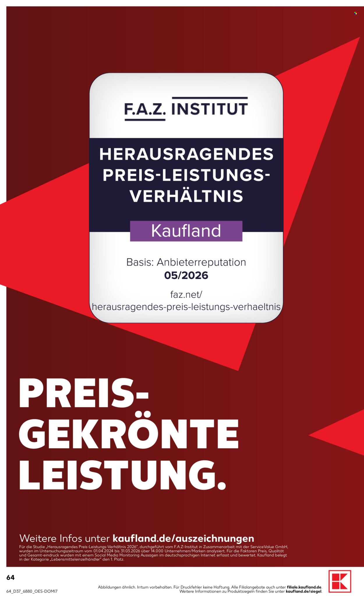 Kaufland Prospekte  - 10.09.2026 - 16.09.2026. Seite 64
