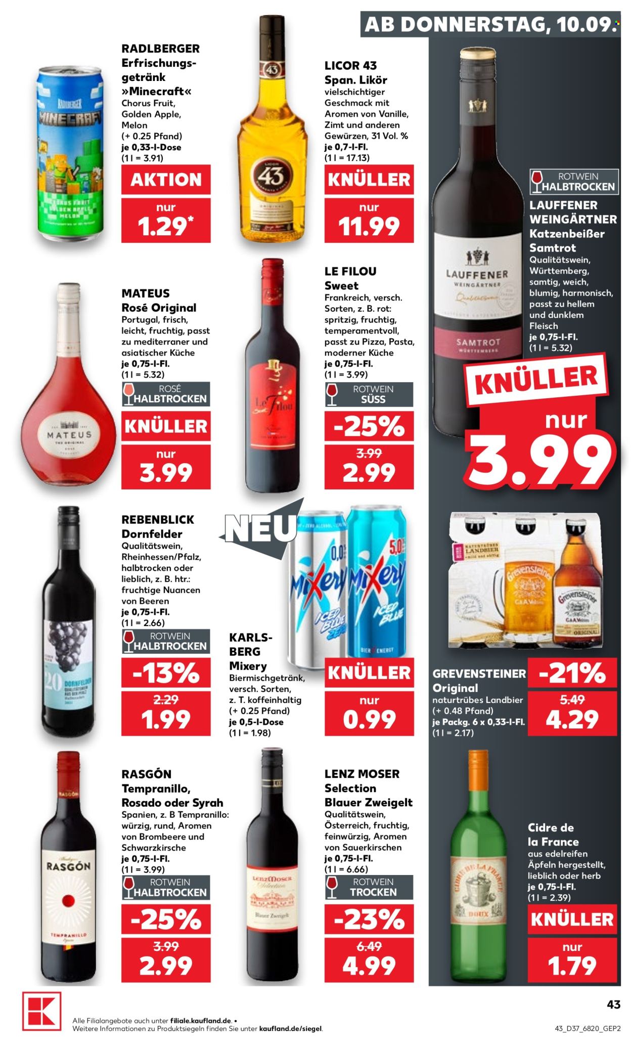Kaufland Prospekte  - 10.09.2026 - 16.09.2026. Seite 43