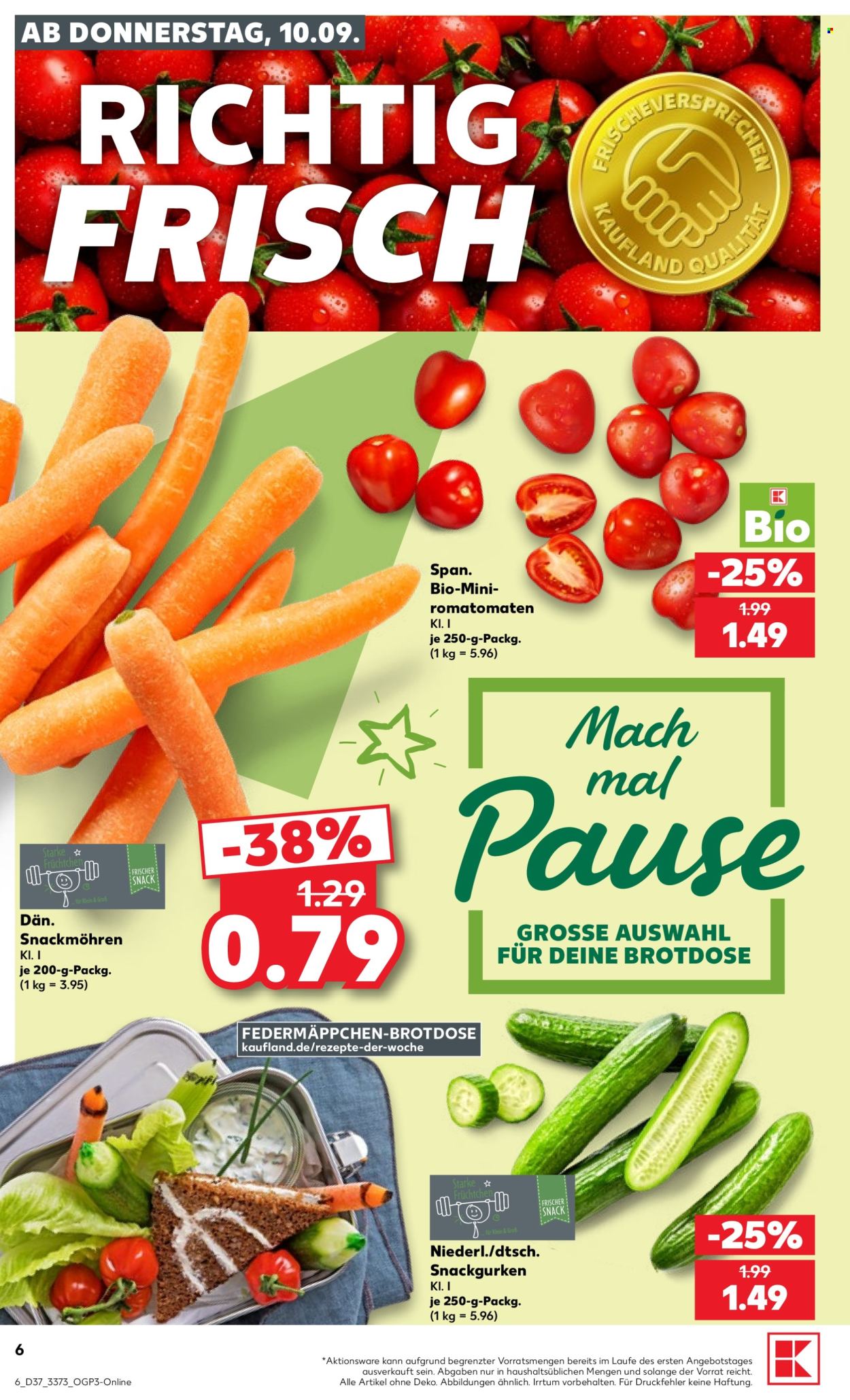 Kaufland Prospekte  - 10.09.2026 - 16.09.2026. Seite 6