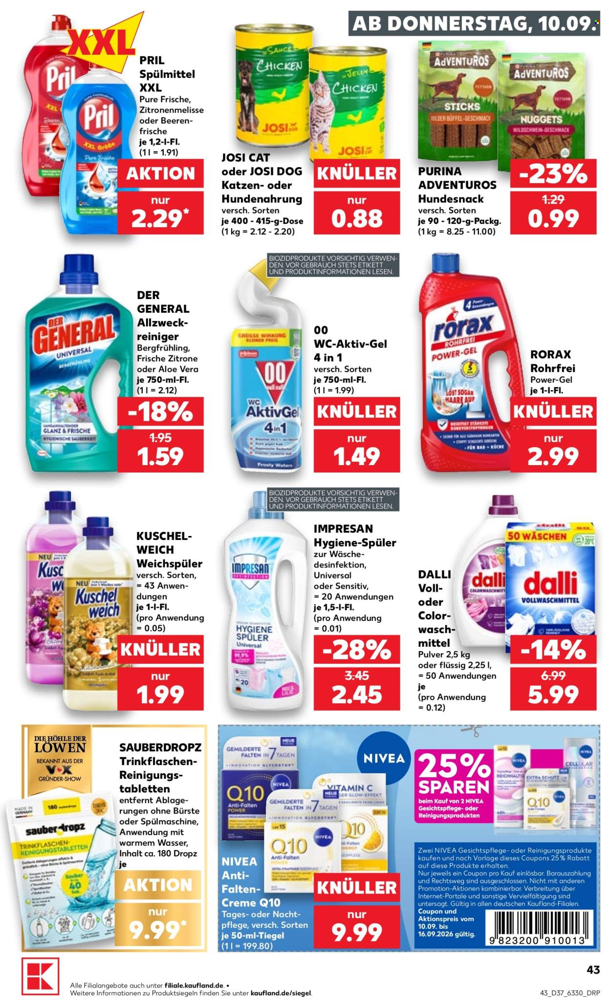 Kaufland Prospekte  - 10.09.2026 - 16.09.2026. Seite 43