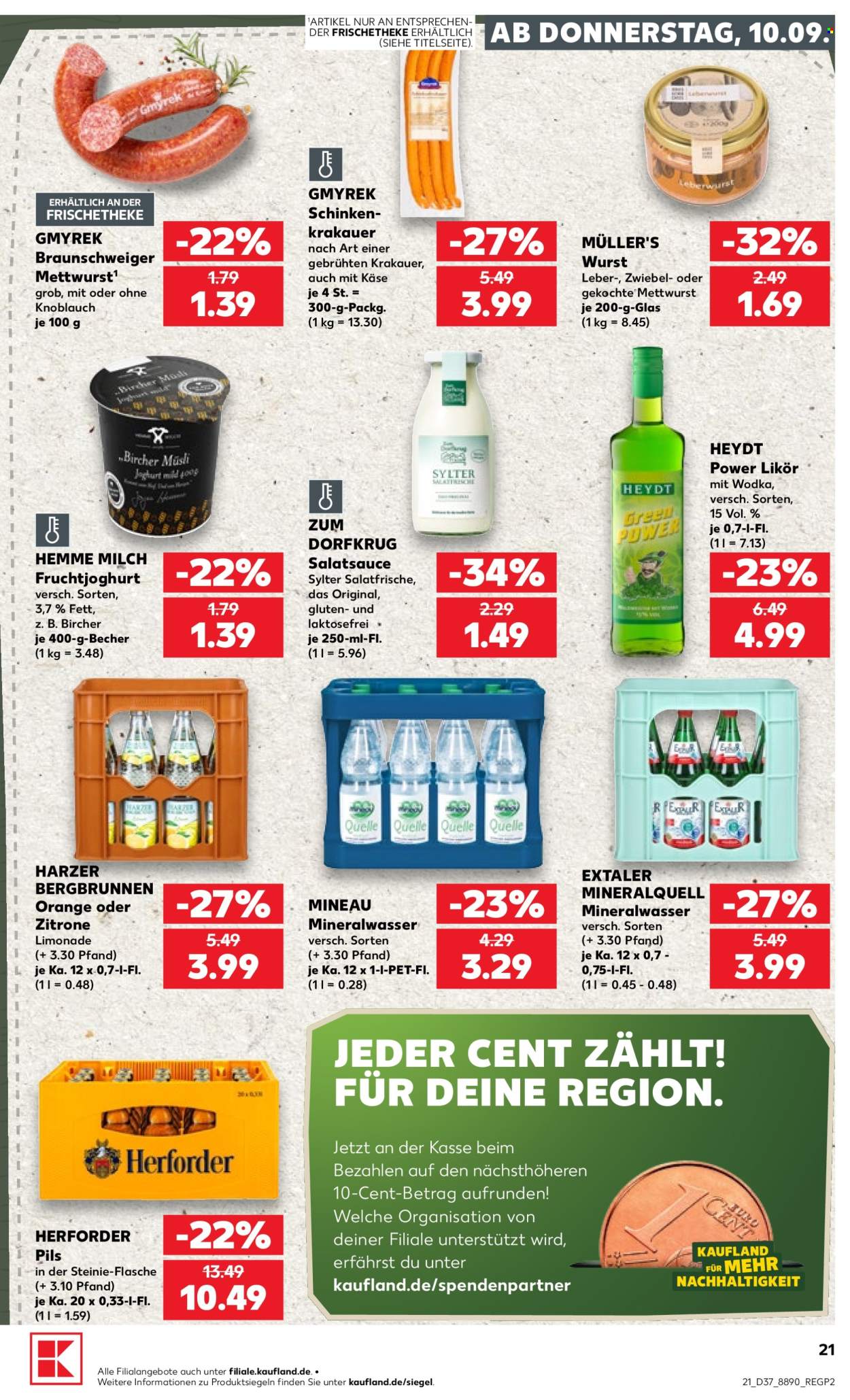 Kaufland Prospekte  - 10.09.2026 - 16.09.2026. Seite 21