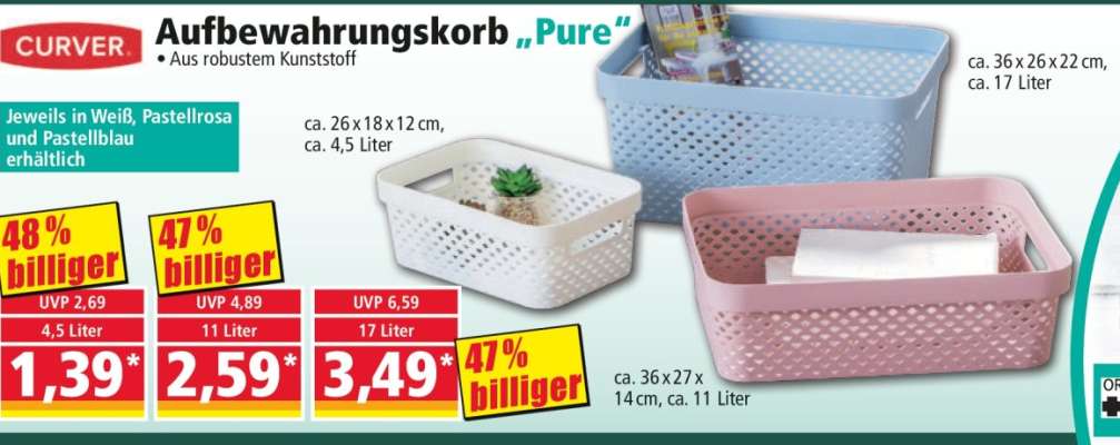 Aufbewahrungskorb „Pure“