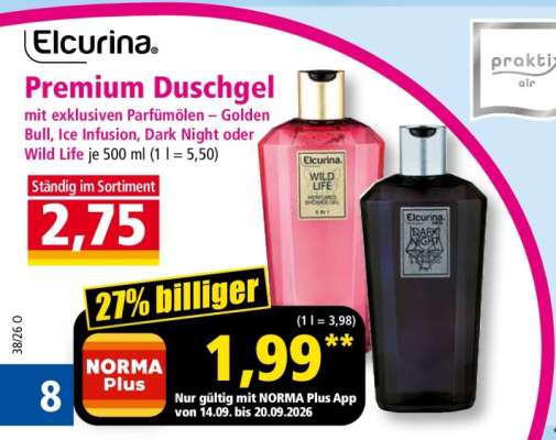 Elcurina Premium Duschgel