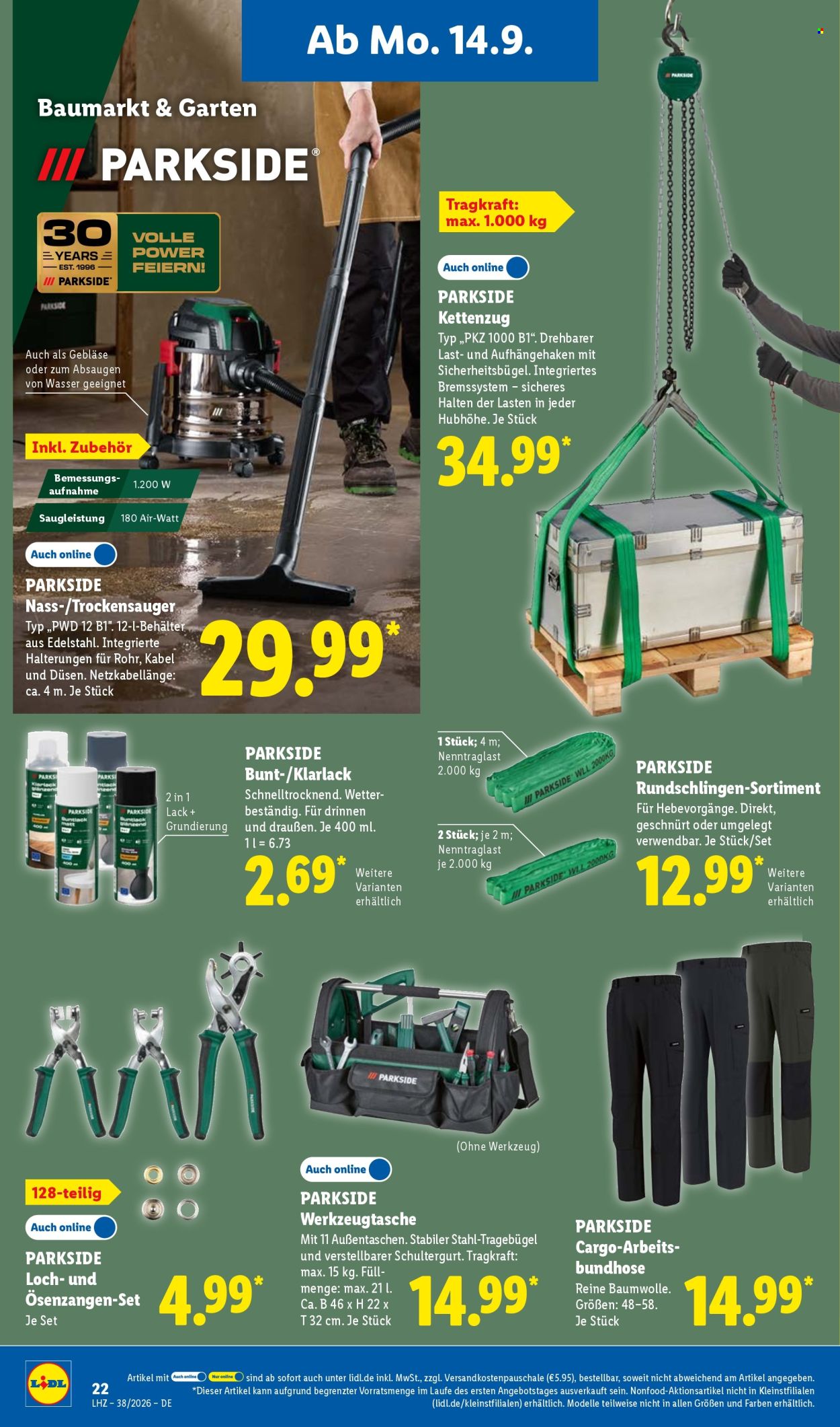 Lidl Prospekte  - 14.09.2026 - 19.09.2026. Seite 42