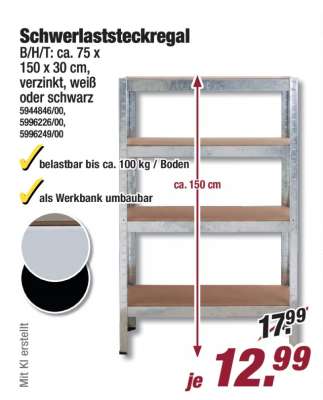 Schwerlaststeckregal