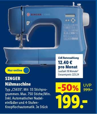 SINGER Nähmaschine